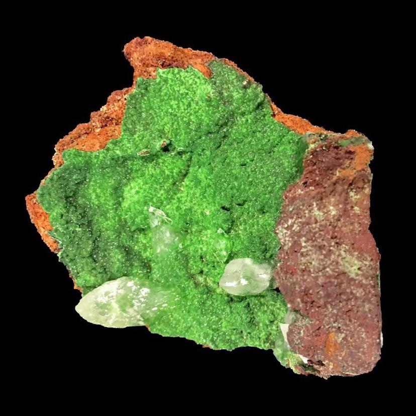 Conichalcite, Calcite